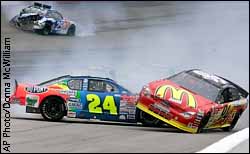 Jerry Nadeau ,Jeff Gordon and Bill Elliott