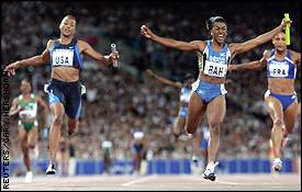 Marion Jones, Debbie Ferguson