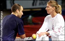 Andre Agassi and Steffi Graf